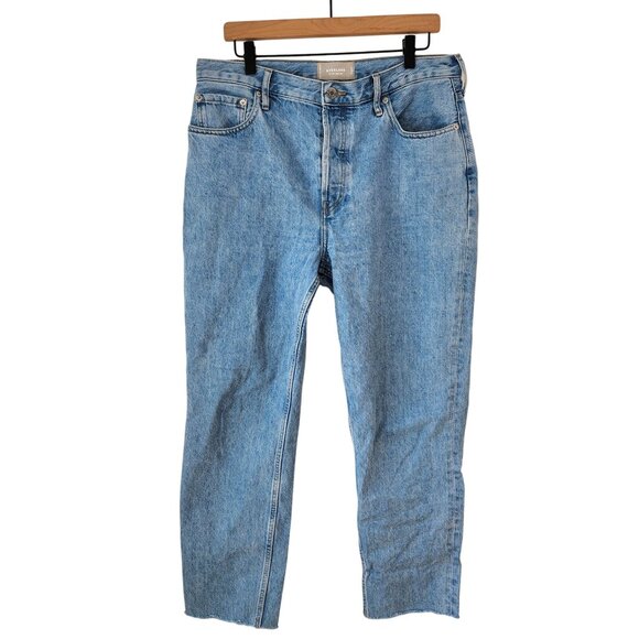 Everlane Denim - Everlane The 90s Cheeky Jeans light Wash Denim Straight Leg Women's 31
